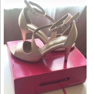 DREAM PAIRS Women's NILE Open Toe Pump Heels